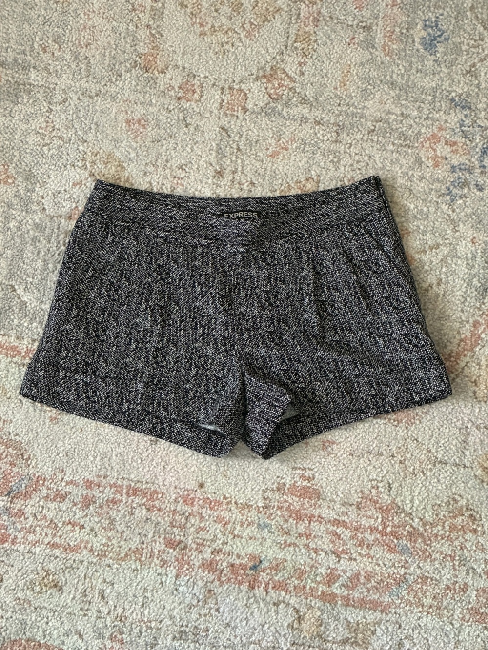 Goth Style Express Tailored Business Casual Herringbone Sz 8 Office Siren
